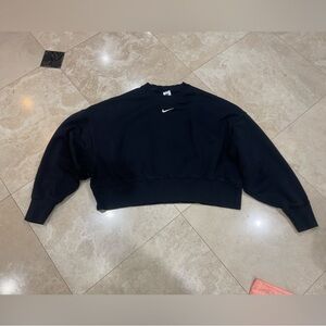 Nike Women's Black Crew Neck Sweater